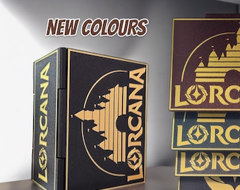 Lorcana Lore Book Deck Box: 3D-Printed Trading Card Storage
