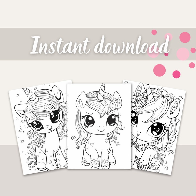 Cute Unicorn Coloring Pages, Unicorn Printables, Unicorn Game, Unicorn ...