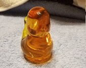Titan art glass golden Carney signed w.ward 1997