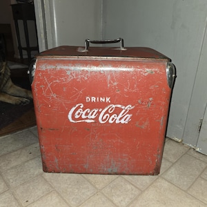 1950s Vintage Coca Cola Cooler