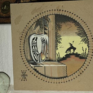 2 navajo sand painting