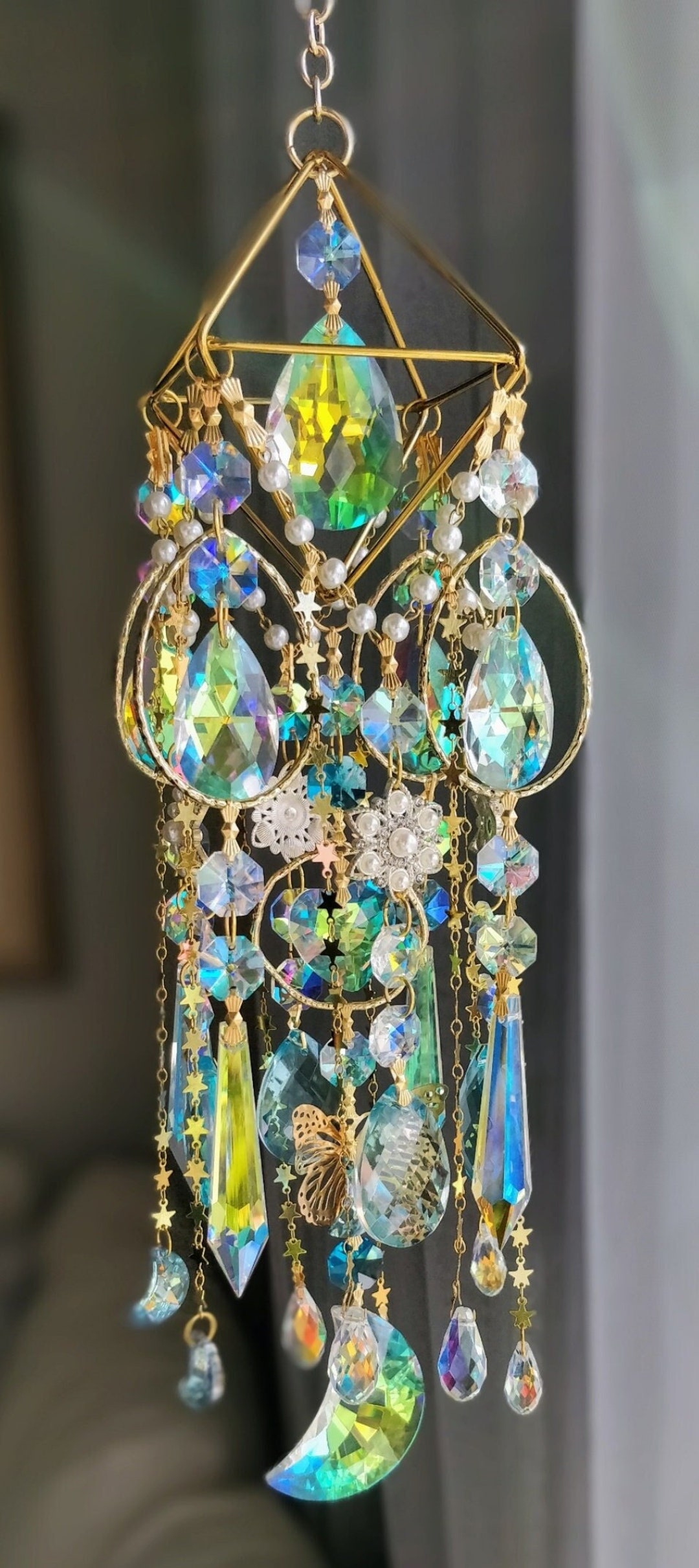 Ice Queen Crystal Suncatcher Etsy