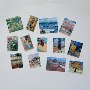 Set of 13 Van Gogh Vinyl Stickers