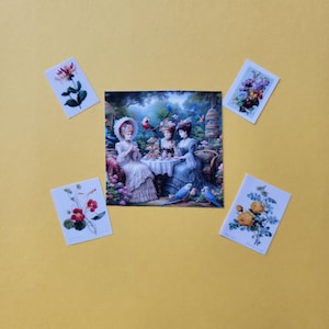 Juego de pegatinas de vinilo "A" de Garden Tea