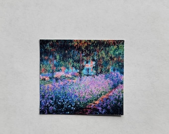 The Artist's Garden at Giverny by Claude Monet Vinyl Sticker
