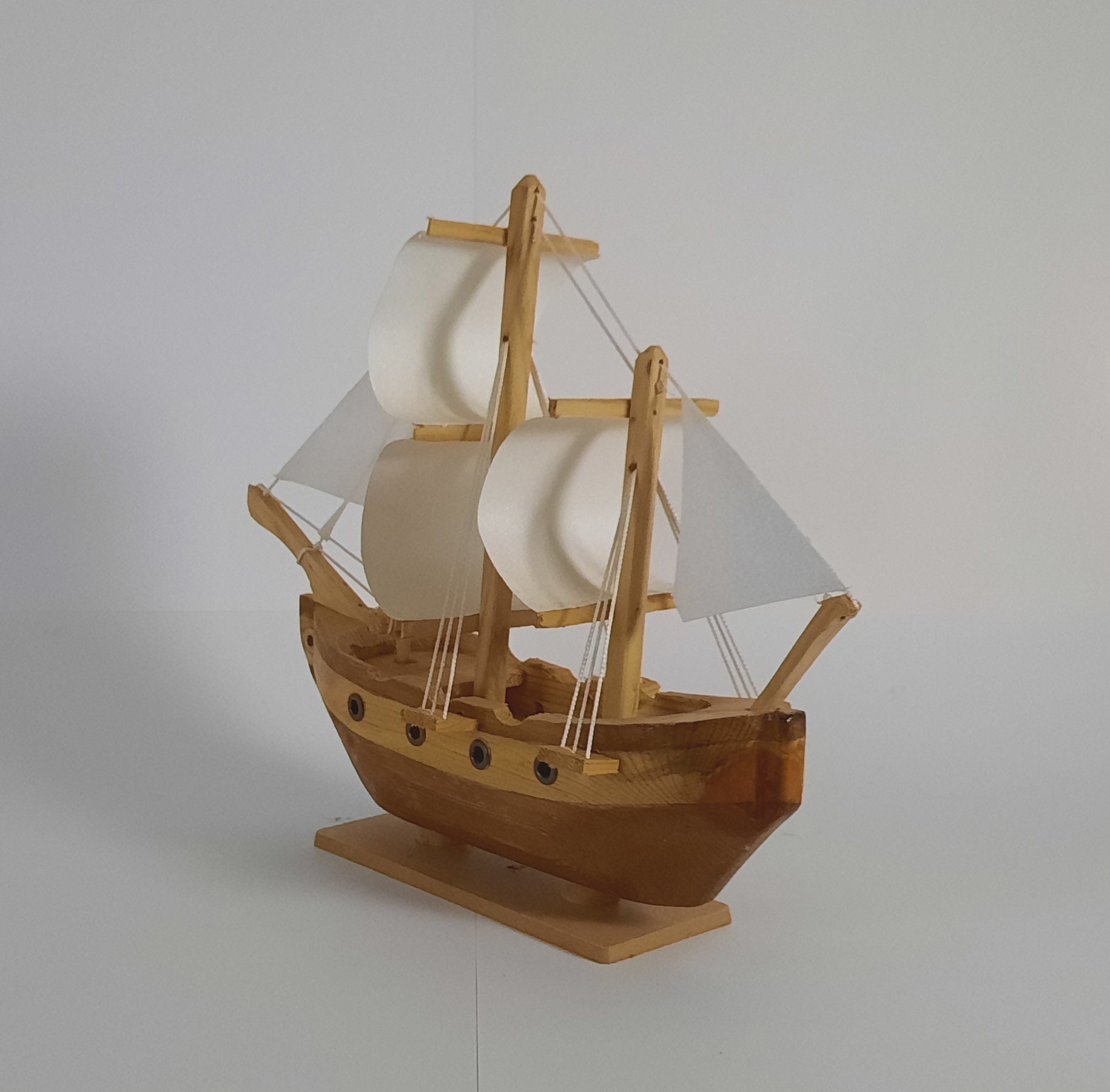 Handmade Wooden Ship Sailing Ship Wooden Custom Design Ship Etsy