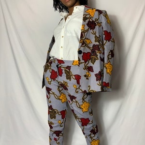 African Print Women’s Blazer and trouser Suit Summer Occasion Party workwear