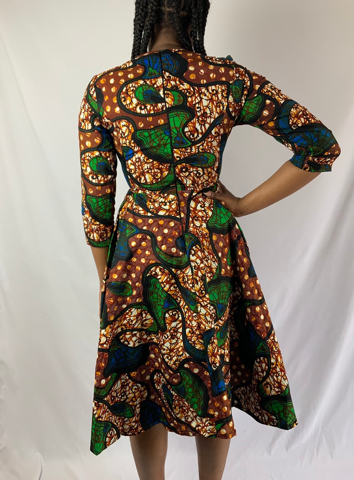 Party Dress Christmas Dress Outfit African Print Shirt Dress - Etsy UK