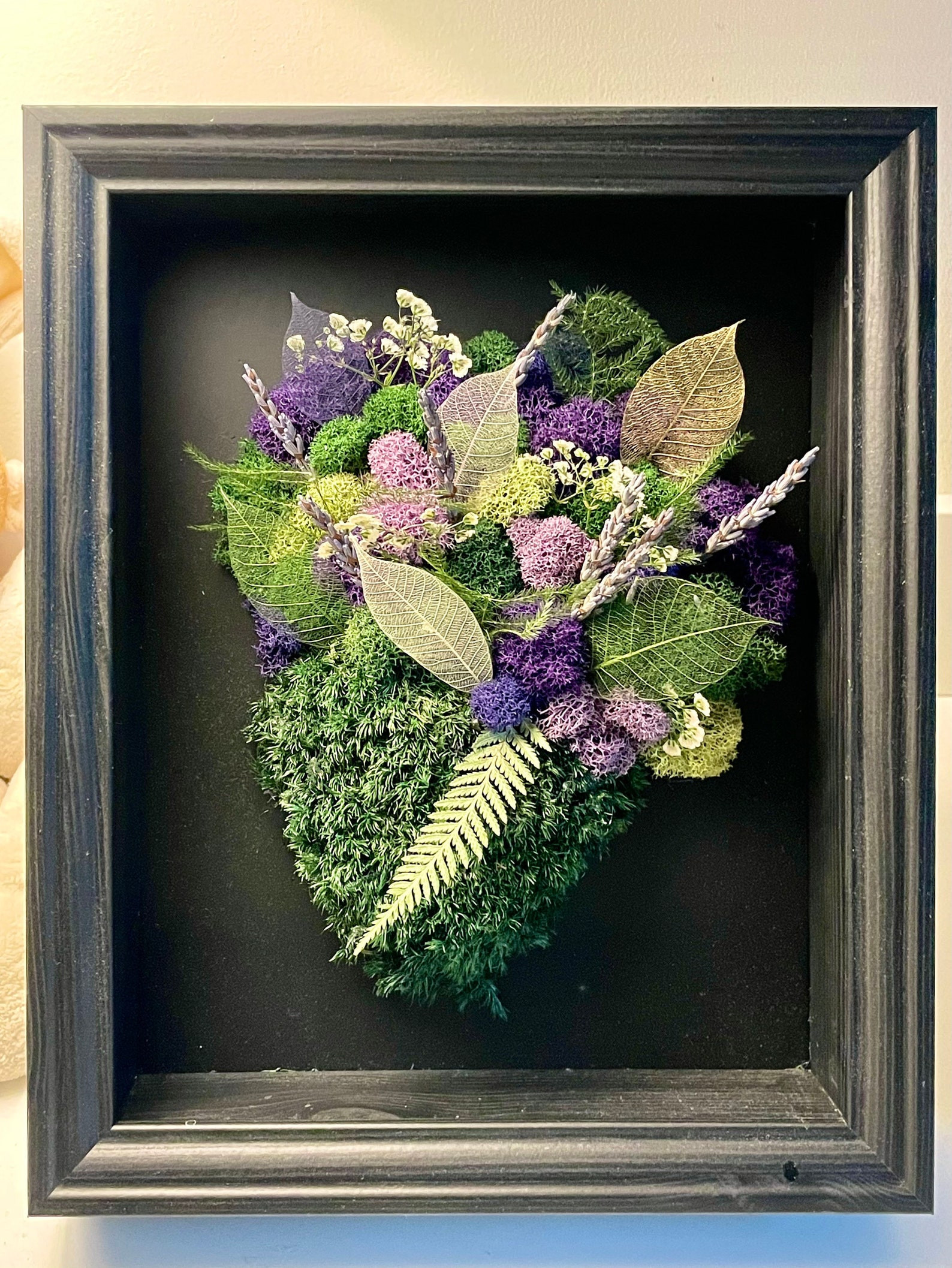 Fleur De Moss Moss Bouquet Preserved Moss Wall Art Etsy
