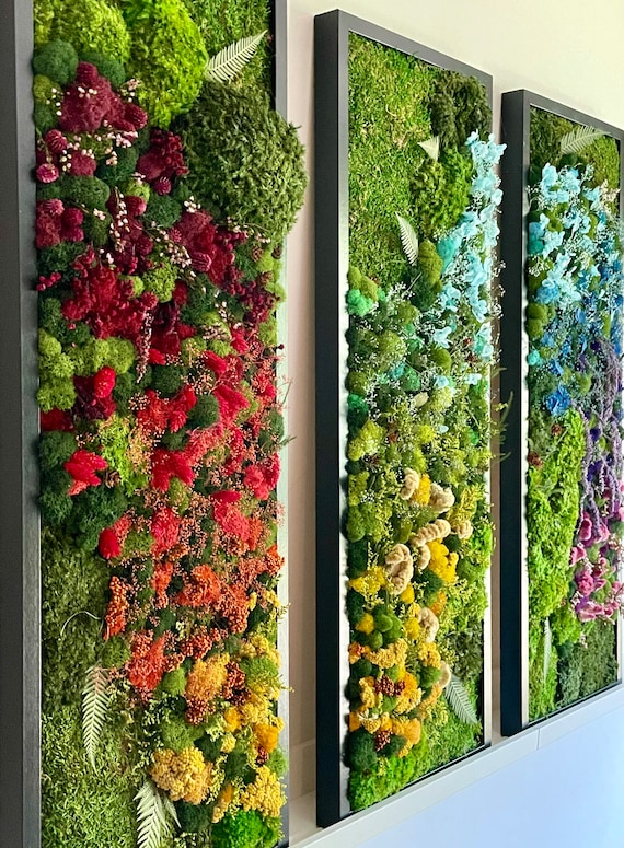 Moss wall art deals