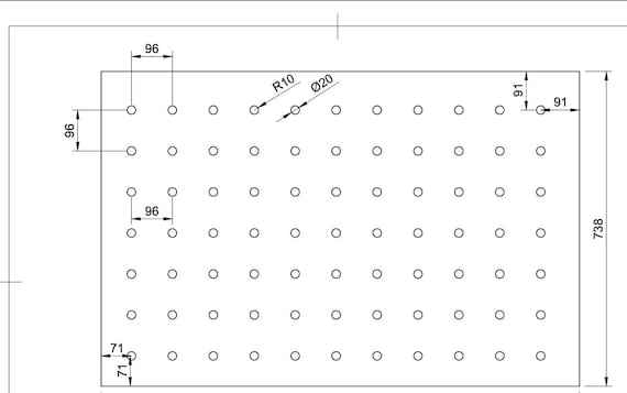 Customizable Festool MFT/ MFT3 Style Workbench Top. Digital PDF