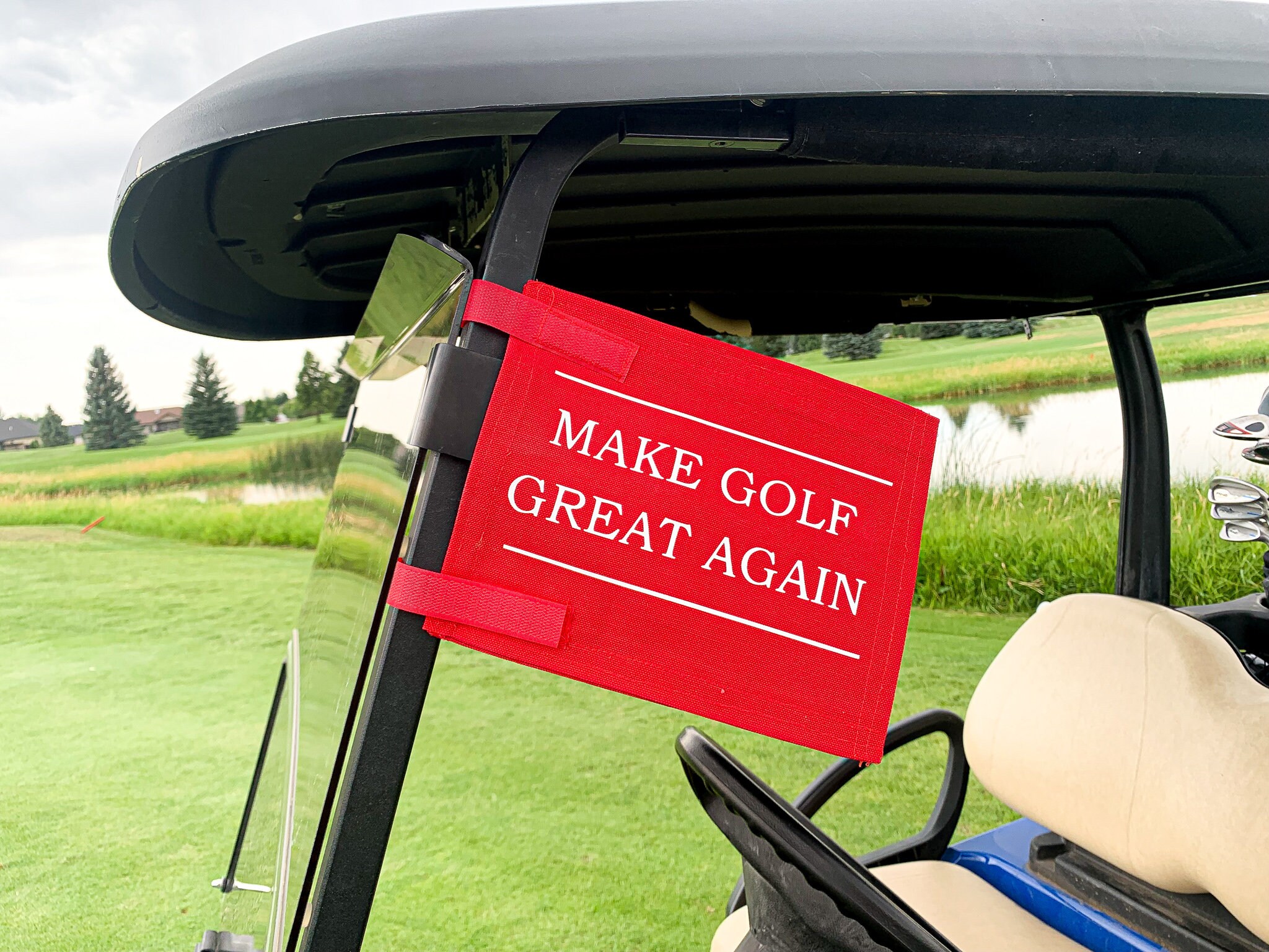 Make Golf Great Again Red Flag für Golf Cart 6in.x9in. by Etsy