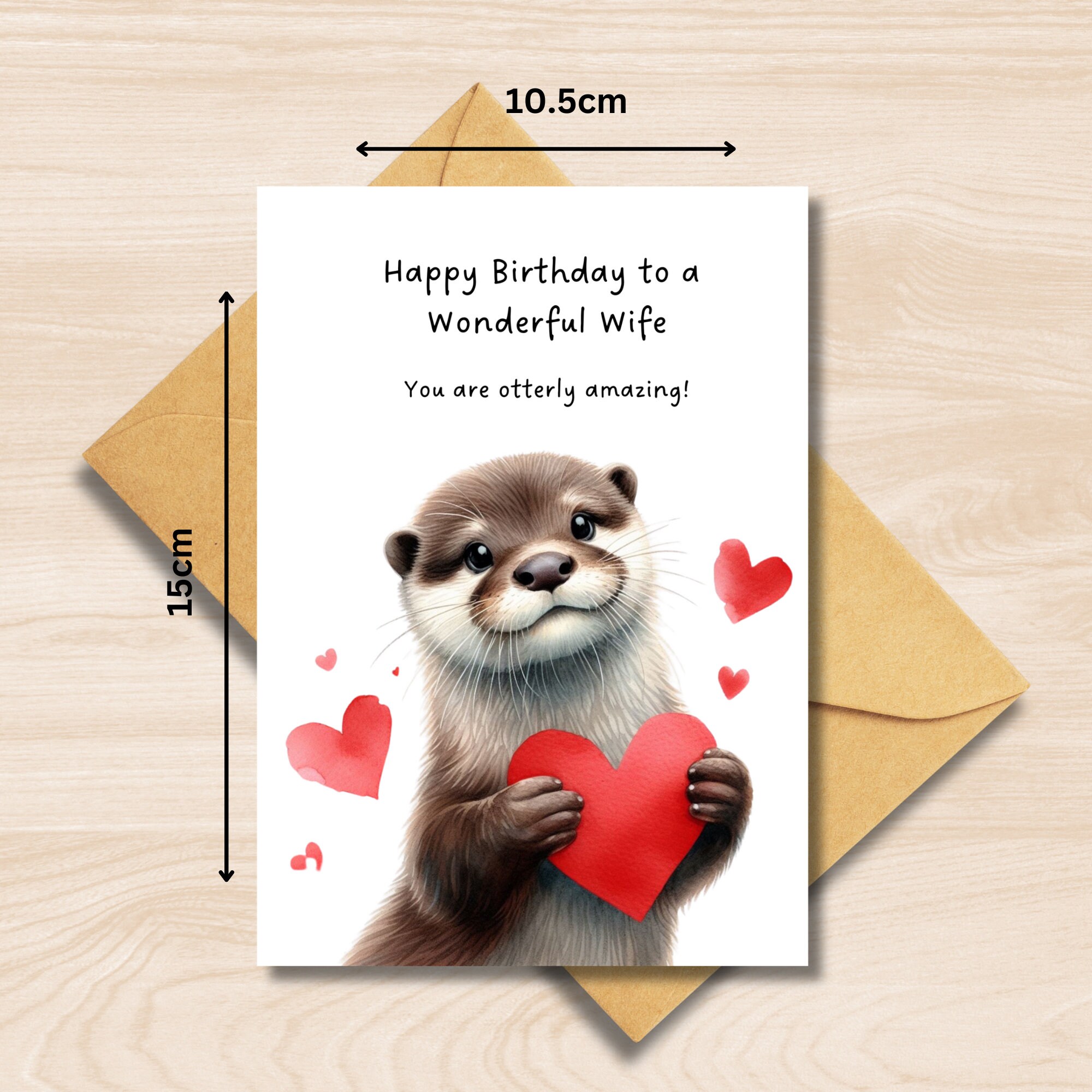 Carte De Vœux Mgnonne De Loutre Pew Pew Pew Love You Loutres