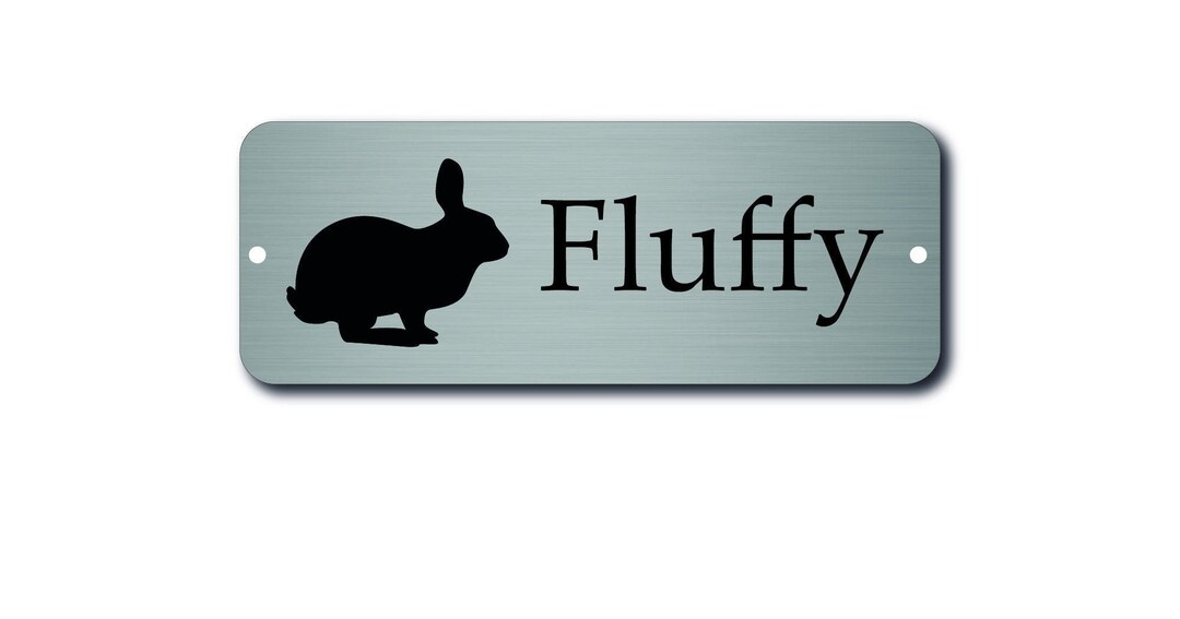 Personalised Rabbit Hutch Sign Plaque 20 X 7.5 Cm Etsy UK