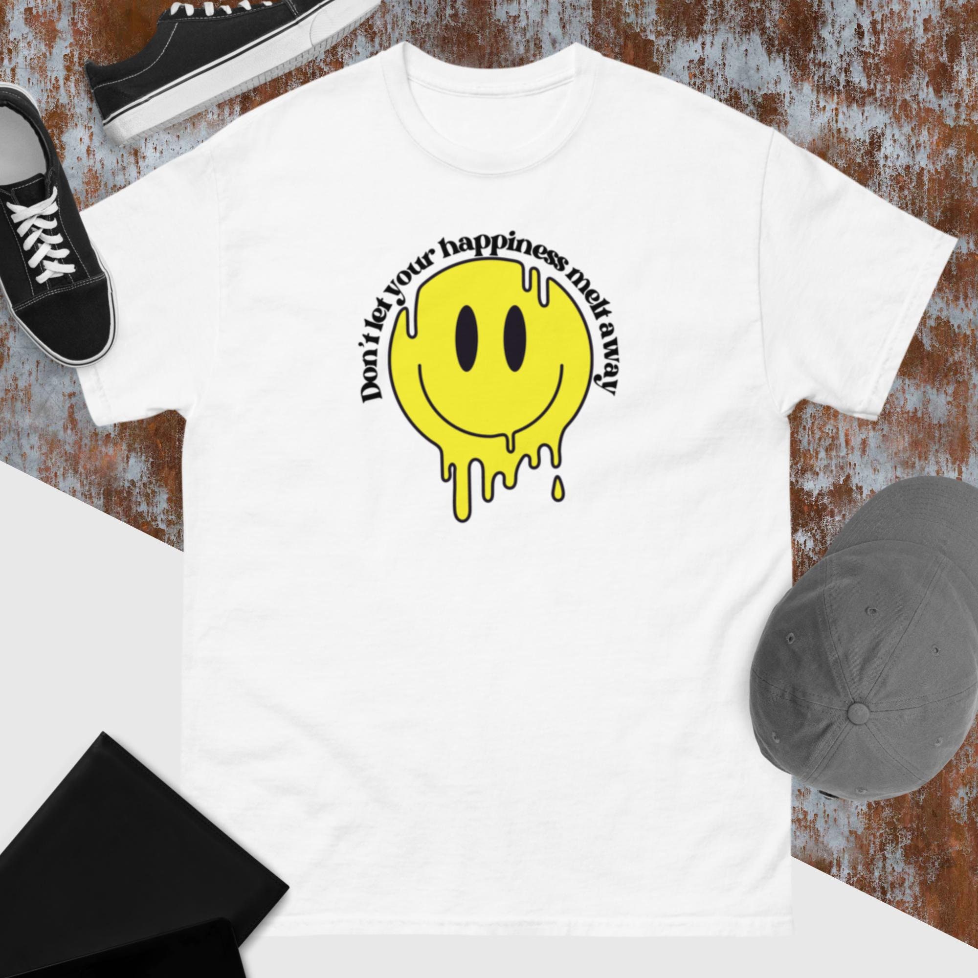 Happy Smiley Face T-shirt, Happiness T Shirt, Graphic Tee