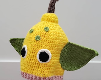WZÓR NA SZYDEŁKO - Czapka Flycatcher Slouchy - Czapka Weepinbell - Czapka Pokemon - Czapka szydełkowa - Rozmiary od dziecięcego do dużego dorosłego
