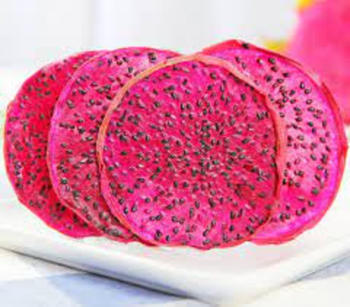 Dehydrated Dragonfruit slices Etsy