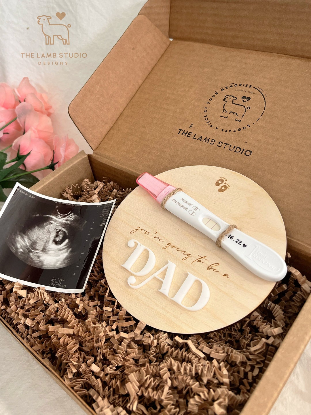 Pregnancy Reveal to Husband You're Going to Be Surprise Box