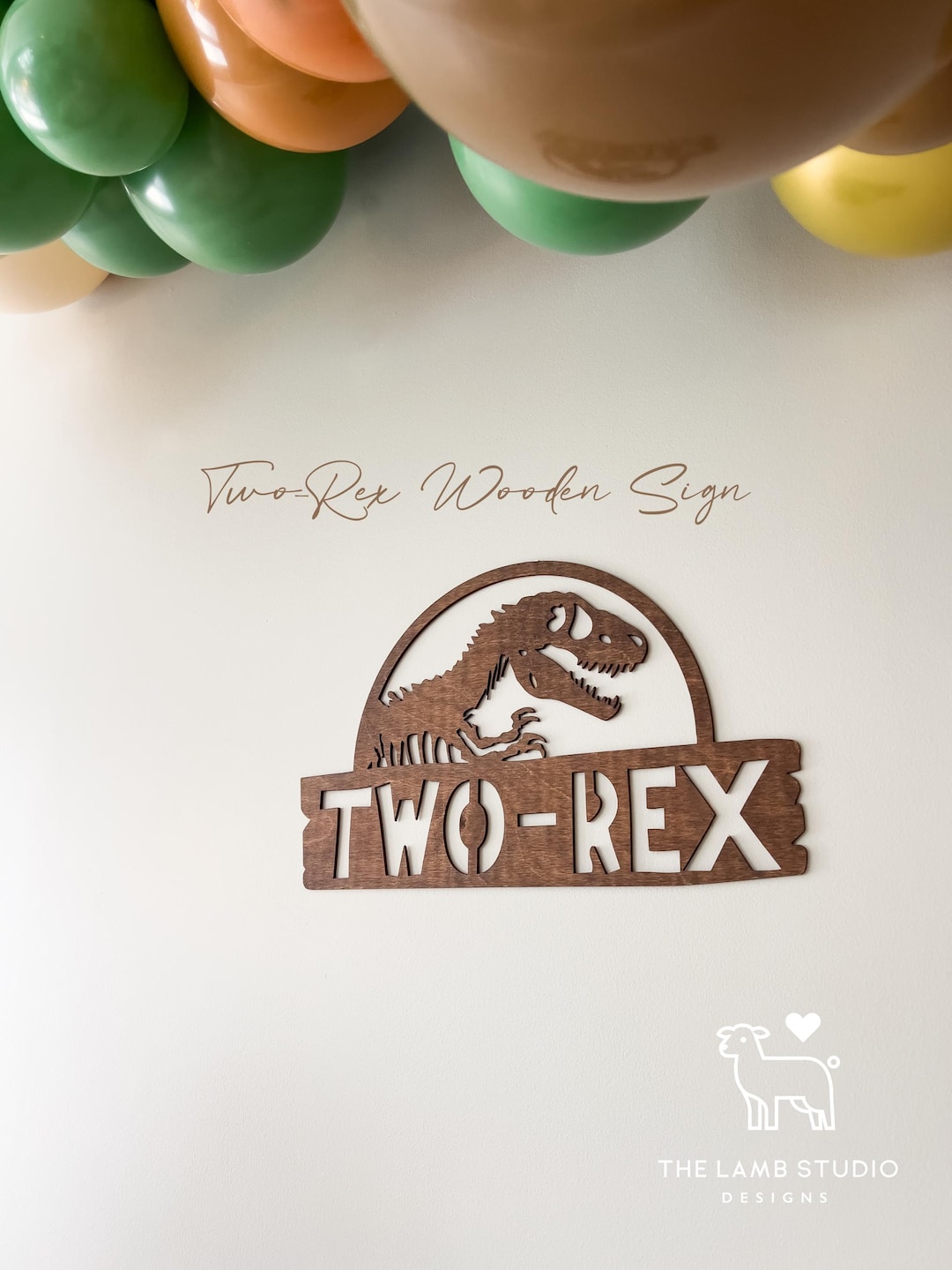 Two Rex Birthday Sign, Dinosaur 2nd Birthday Decor, Two Rex Party Decor ...