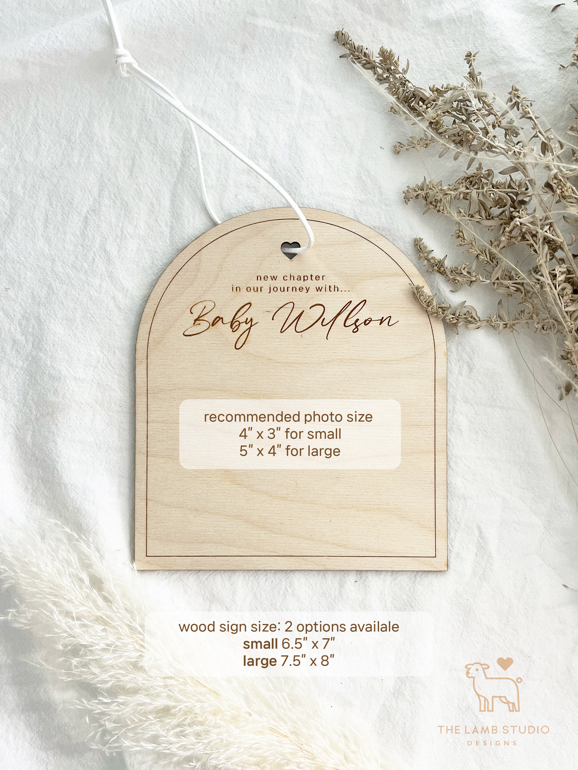 Baby Ultrasound Photo Display Sign | Personalized Sonogram Wooden Sign ...