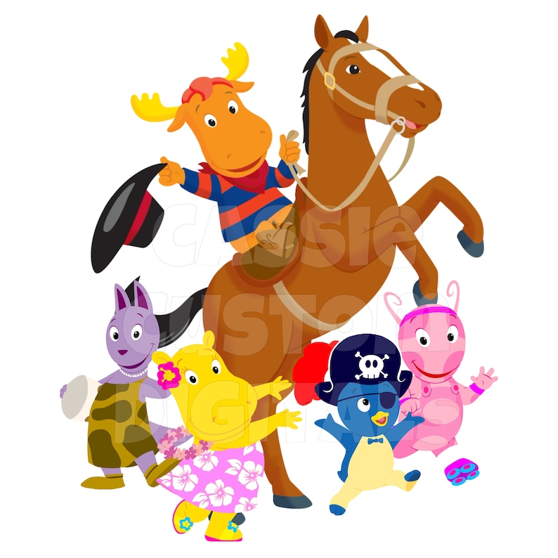 Backyardigans Cartoon PNG, 2000s Nostalgic Clipart (digital Download ...