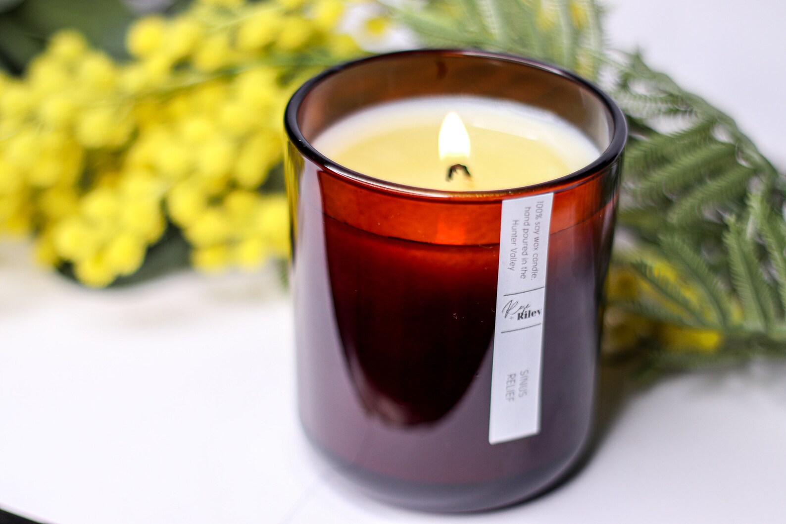 Sinus Relief Soy Wax Candle Large Etsy