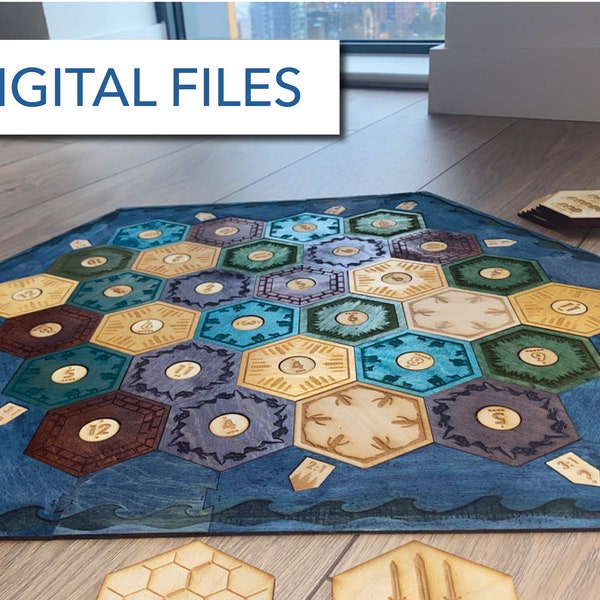 Catan Laser Cut Files Etsy