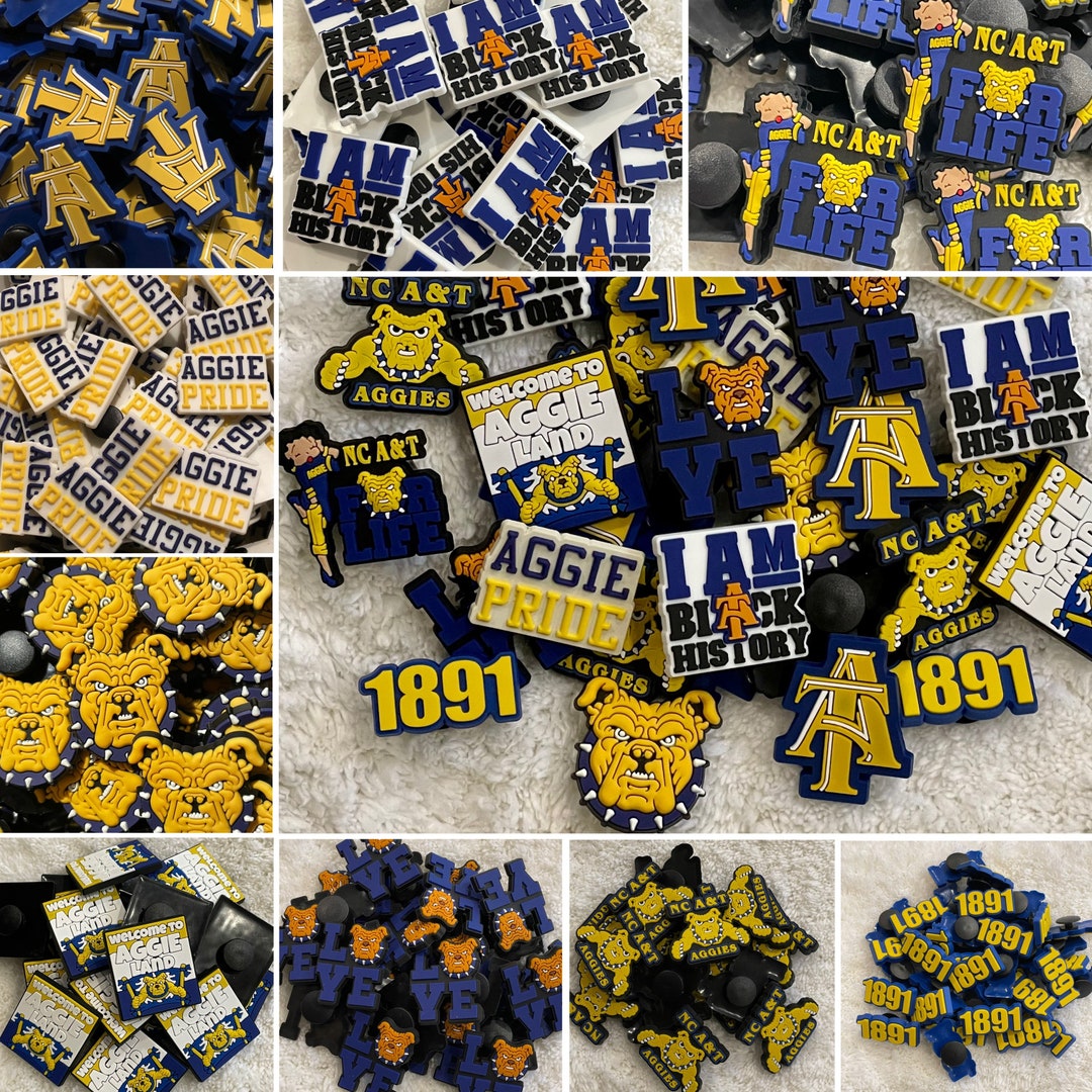 HBCU NCAT Set of Charms Etsy