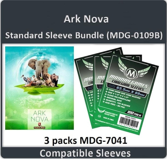 nova aokami card sleeves Ark Nova Standard Compatible Card Sleeve Bundle