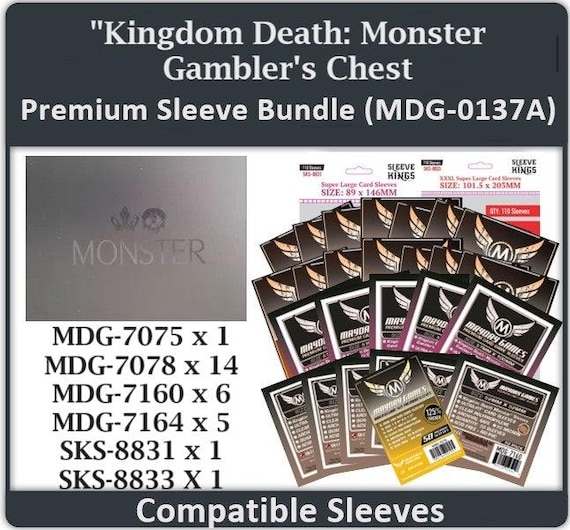 Kingdom Death: Monster-gambler's Chest" Card Sleeve Bundle - Etsy Kingdom Death: Monster-gambler's Chest" Card Sleeve Bundle - Etsy