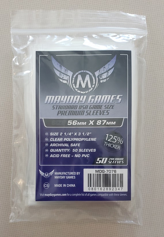 56x87mm card sleeves Sleeve Kings Standard USA Card Sleeves (56x87mm) - 110 Pack, SKS-8807  (k-pop Photocards)