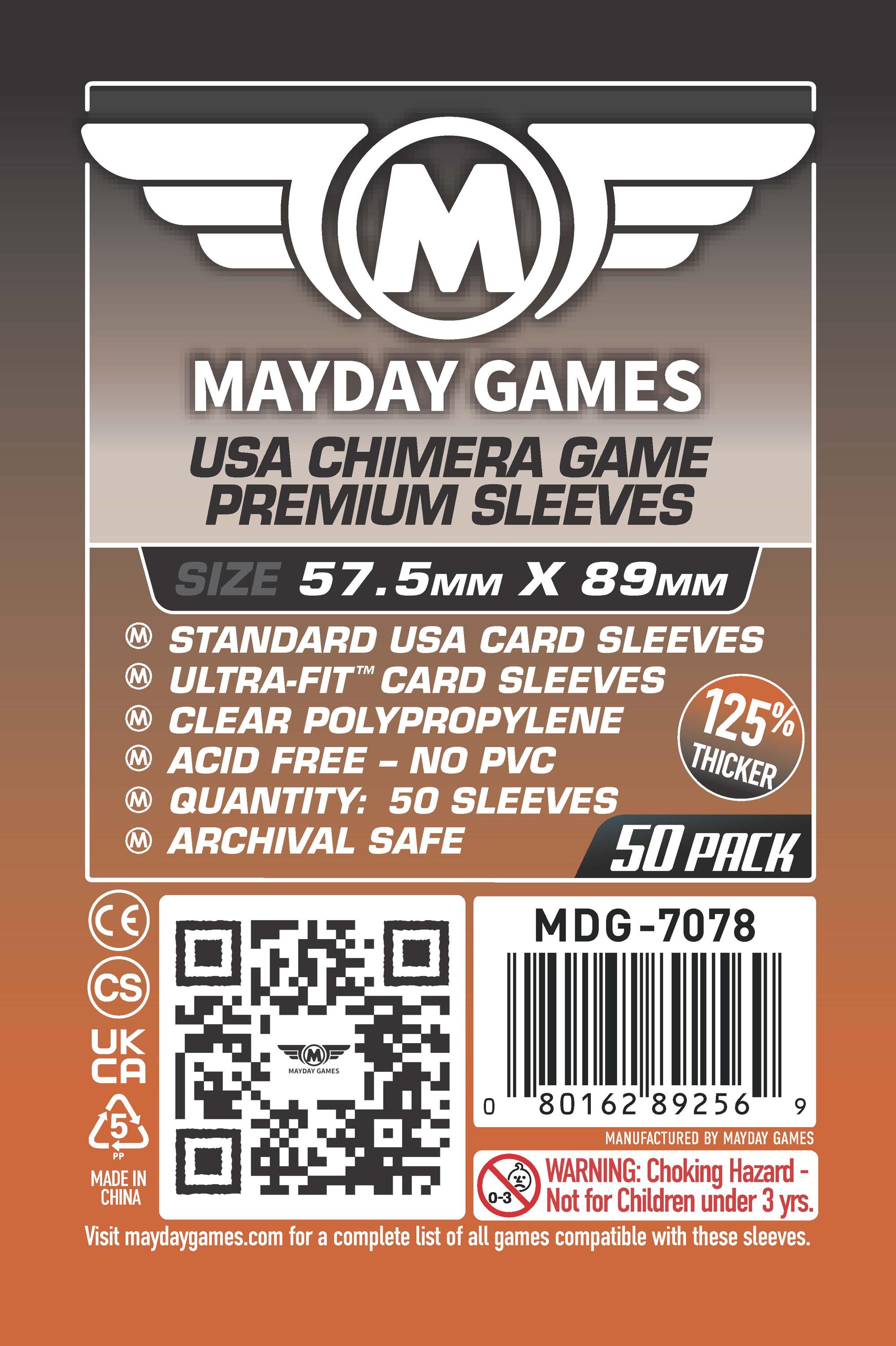 standard usa chimera card sleeves Standard USA Chimera Card Sleeves (57.5x89mm)
