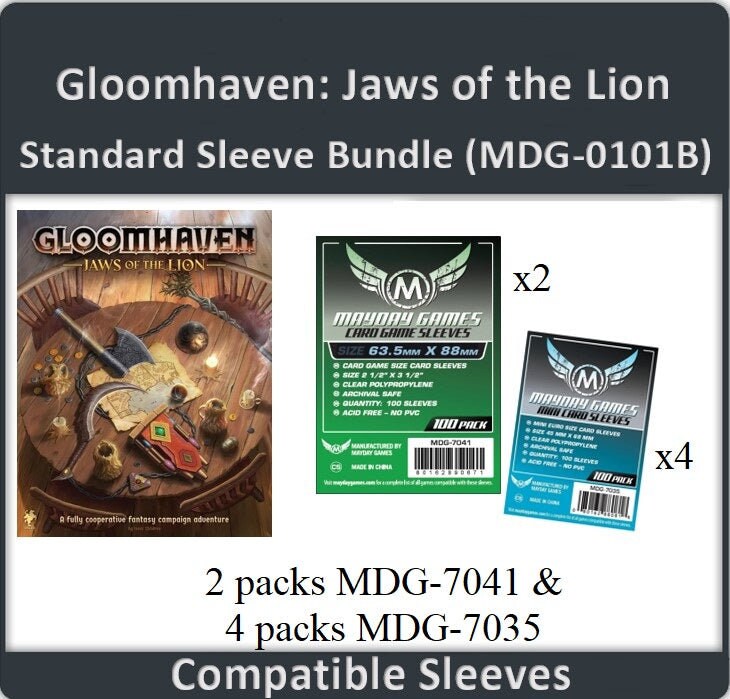 Gloomhaven: Jaws of the Lion Card Sleeve Bundle - Etsy
