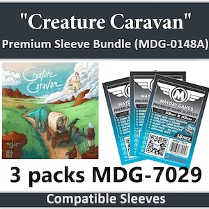 Creature Caravan" Compatible Card Sleeve Bundle - Etsy
