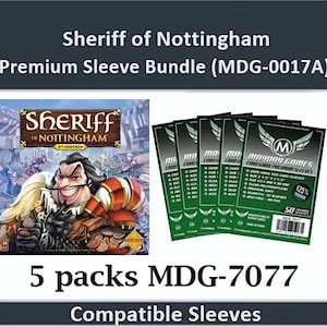 sheriff of nottingham card sleeves Insert compatible with Sheriff of Nottingham main image 0