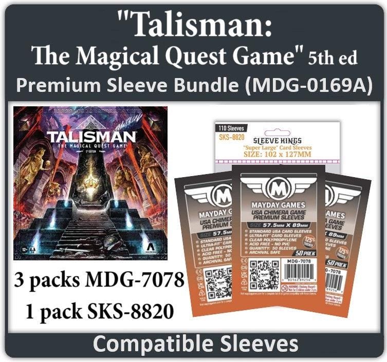talisman character card sleeves Talisman: The Magical Quest Game
