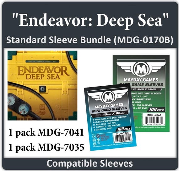 Endeavor: Deep Sea Compatible Card Sleeve Bundle