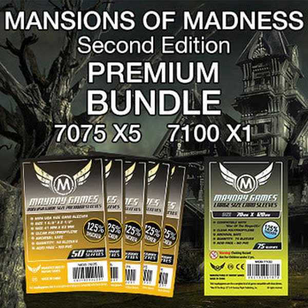 Mansions of Madness 2nd Edition Card Sleeve Bundle