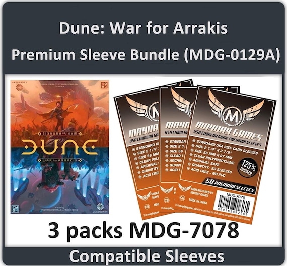 dune card sleeves Dune Imperium: Arrakis Premium Card Sleeves - The Wandering Dragon Game  Shoppe