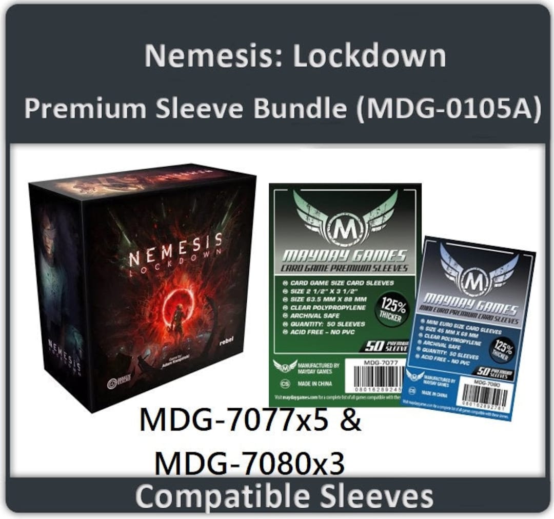 Nemesis Lockdown Card Sleeve Bundle Etsy