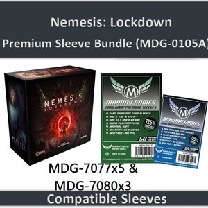 nemesis retaliation card sleeves Ryker: Nemesis: Retaliation Card Sleeve Kit 63.5x88, 44x68, 358 sleeves main image 0