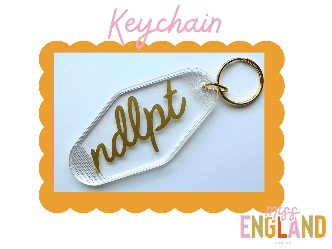 NDLPT Motel Keychain With Scissors and Needle Threader - Etsy