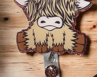 Highland Cow Badge Reel