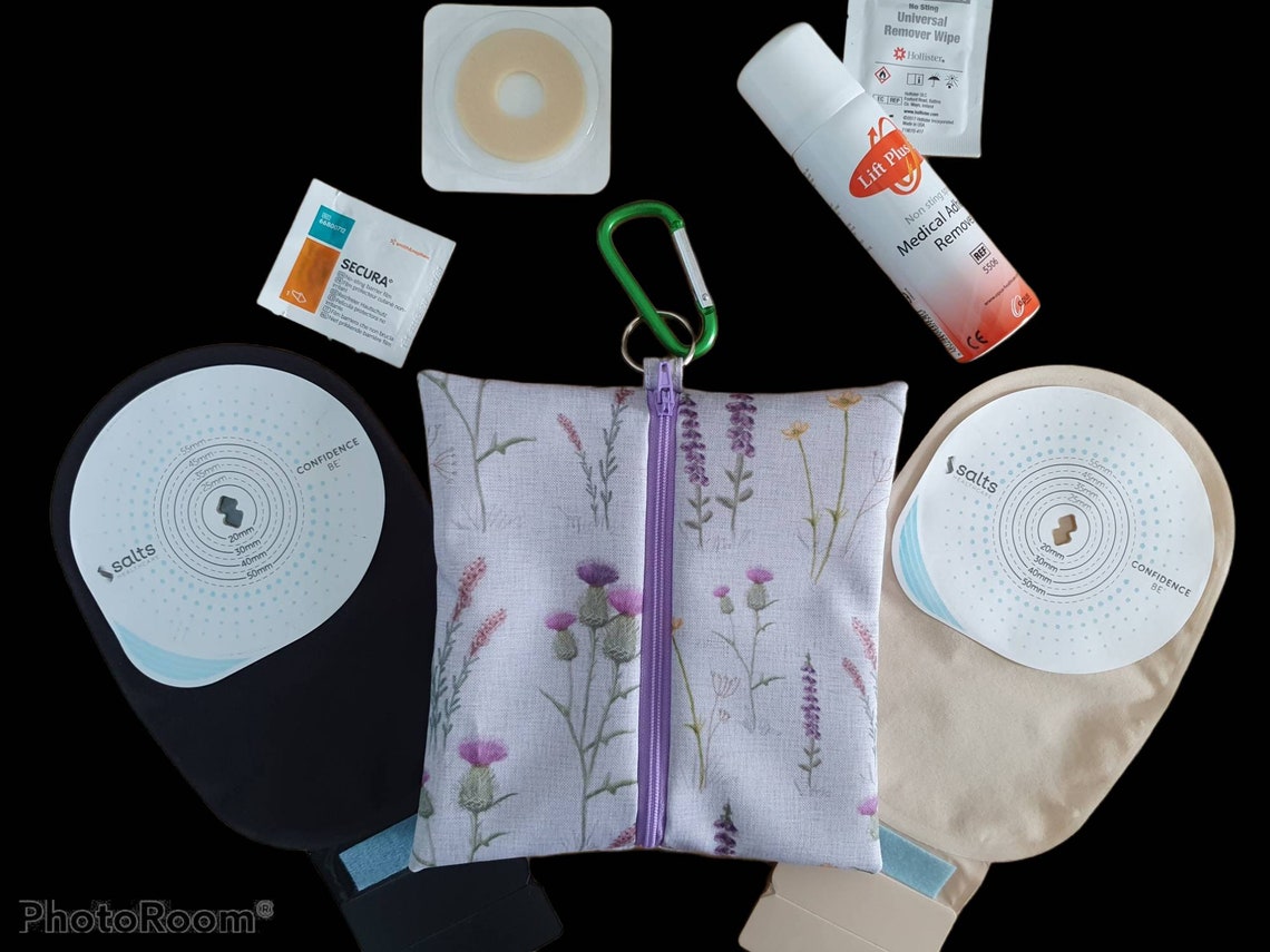 STANDARD SIZE Stoma Supply Bag Ostomy Kit Bag Colostomy Etsy