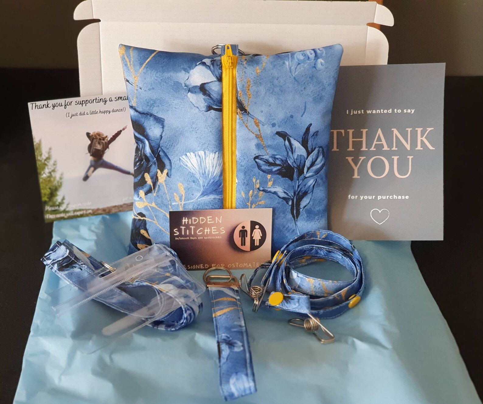 Stoma Gift Box Ostomy Supply Bag Shirt Saver Straps Key Etsy