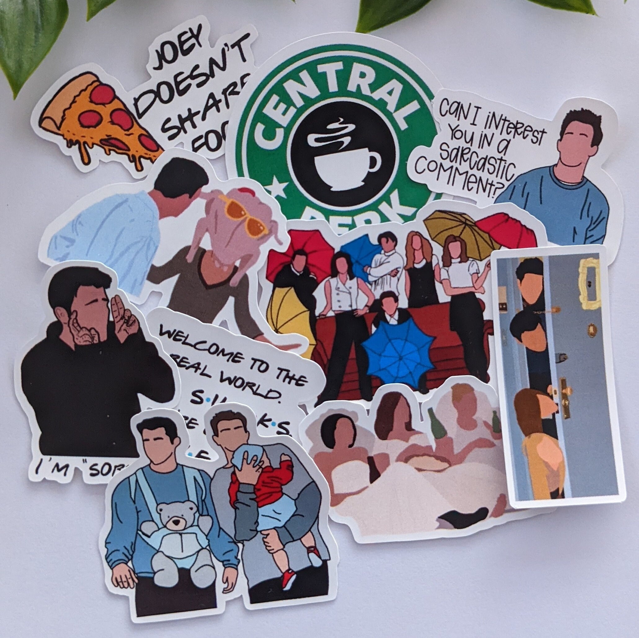 Friends Stickers Vinyl Stickers Bundle Funny Stickers Pack
