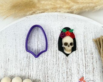 Koekjesvorm van polymeerklei met wapenschild voor het maken van sieraden, accessoires en decoraties van polymeerklei