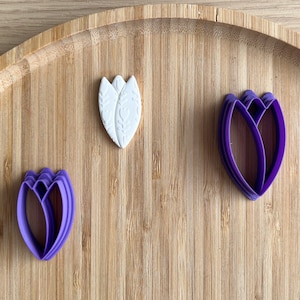 Tulip Cookie Cutter | Polymer Clay Cutter | Polymer Clay DIY | Jewelry Making Tools