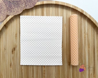 Polymer Clay Texture Roller Grid Patterns | Polymer Clay DIY | Jewelry Making Tools