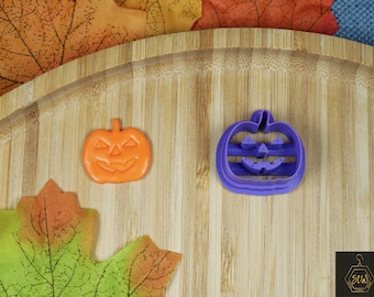 Emporte-pièces Citrouille d’Halloween | Emporte-pièce pour argile polymère | DIY en pâte polymère | Outils pour fabrication de bijoux